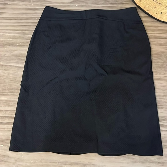ARMANI COLLEZIONI BLACK WOOL BLEND SKIRT 10 - Picture 1 of 13